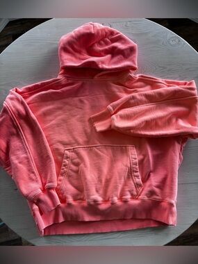 Free People Coral Hoodie No Tag (Small Flaws, See Photos) Estimate S/M